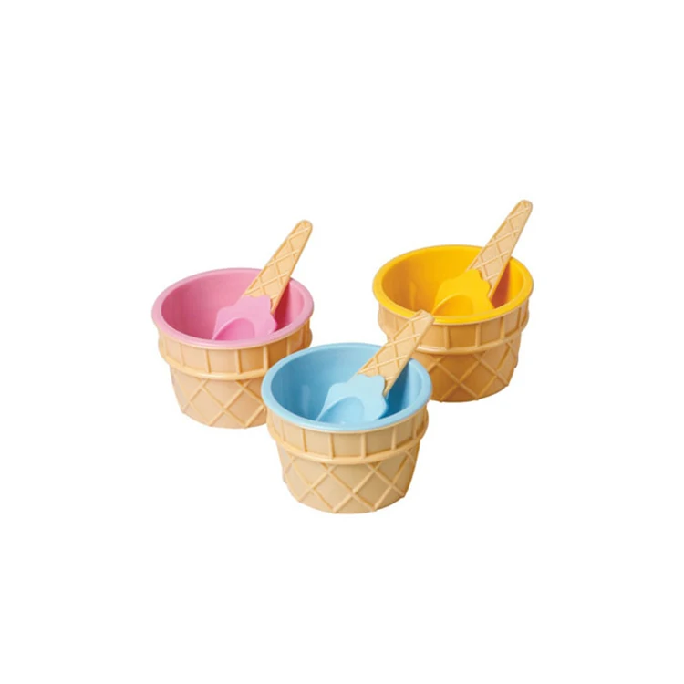 Wholesale Cheap Reusable Custom Personalized Ice Cream Bowl