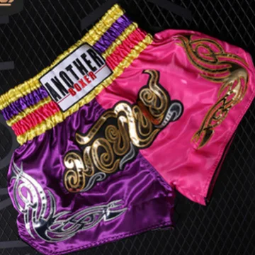 Custom 100 Polyester Elastic Fight Shorts Wholesale Muay Thai Boxing Short Martial Arts