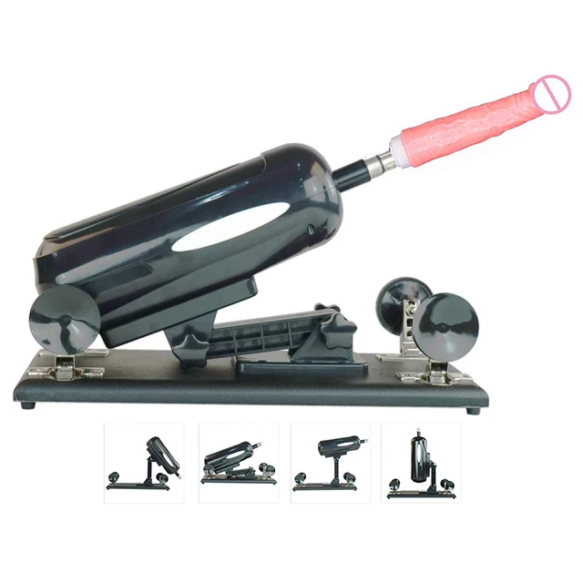 Sex Machine Gun With Big Dildo Automatic Thrusting Machines For Women Retractable Vibrator Masturbation Love Machine