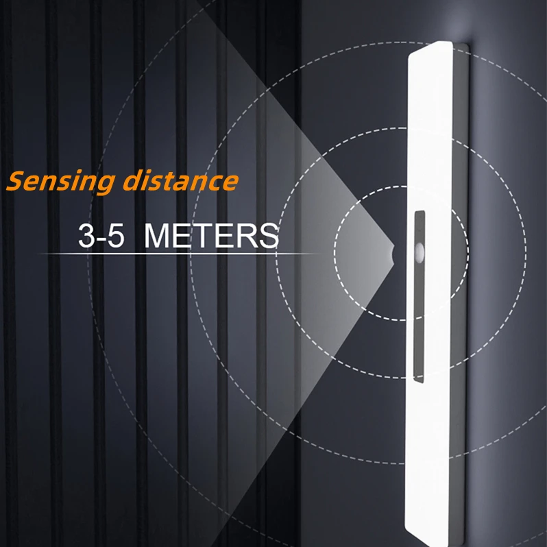 2022 New design 21cm/30cm motion sensor led under cabinet light wireless led closet light with ultra-long life battery 2600mah