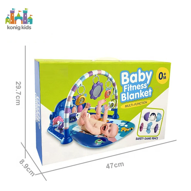 KonigKids Новое поступление детские игры детское пианино с педалью коврик для игр в тренажерном зале подвесной