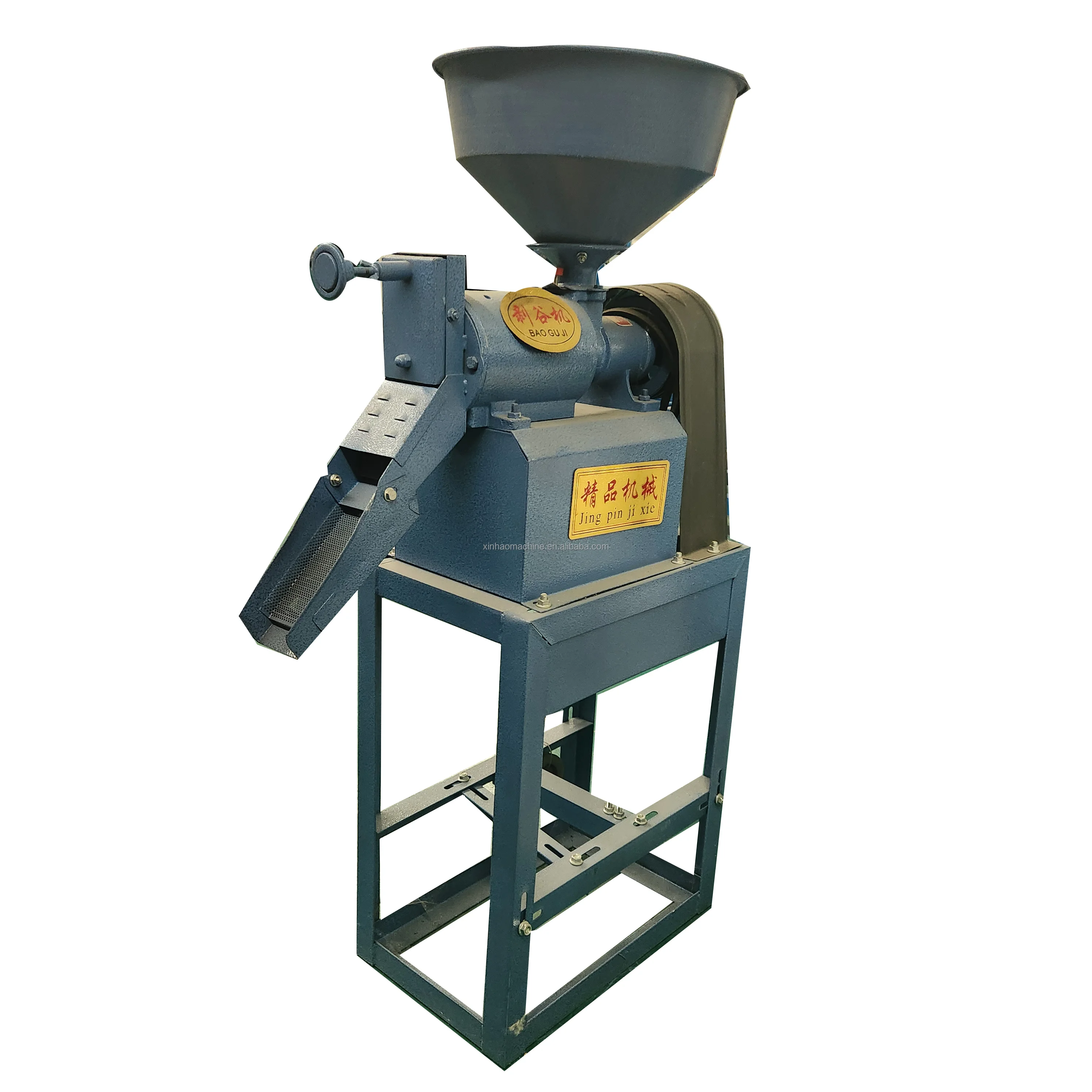 Corn hulling and ballasting machine Small rice rice milling machine Grain stripping machine