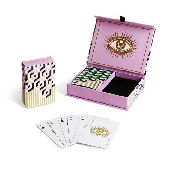 Top Quality Play Game Card Set Custom Deep Connection Card Printing Conversation Question Card Game Insert Rigid Box Printing