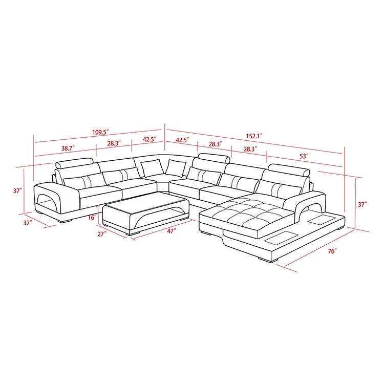 Factory Direct Sale Sofa Supplier Modern Practical Couch Living Room Sofas