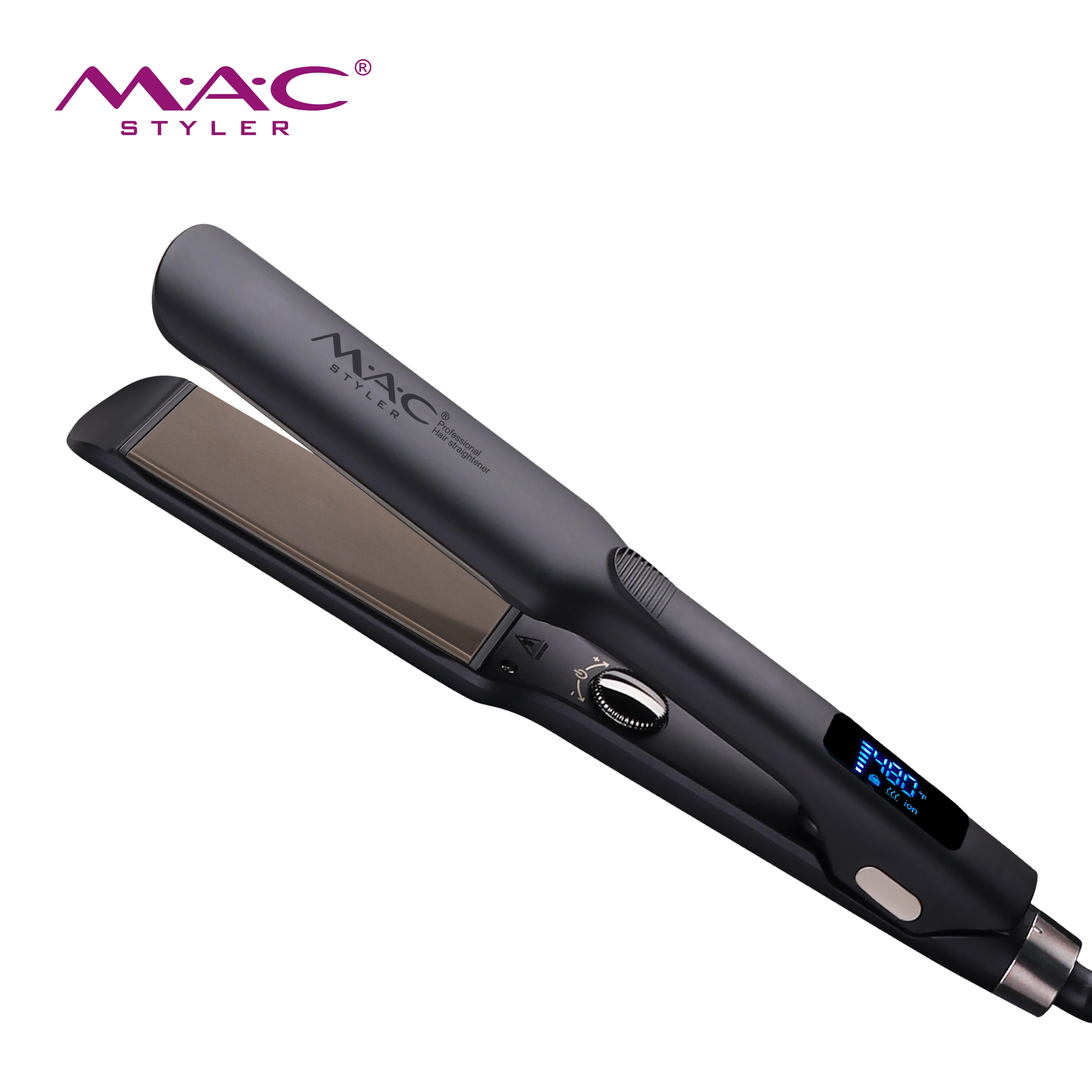 Advanced Professional Straightener For Hair Therapy Titanium Flat Irons Turntable Control Fast Heating Straighteners