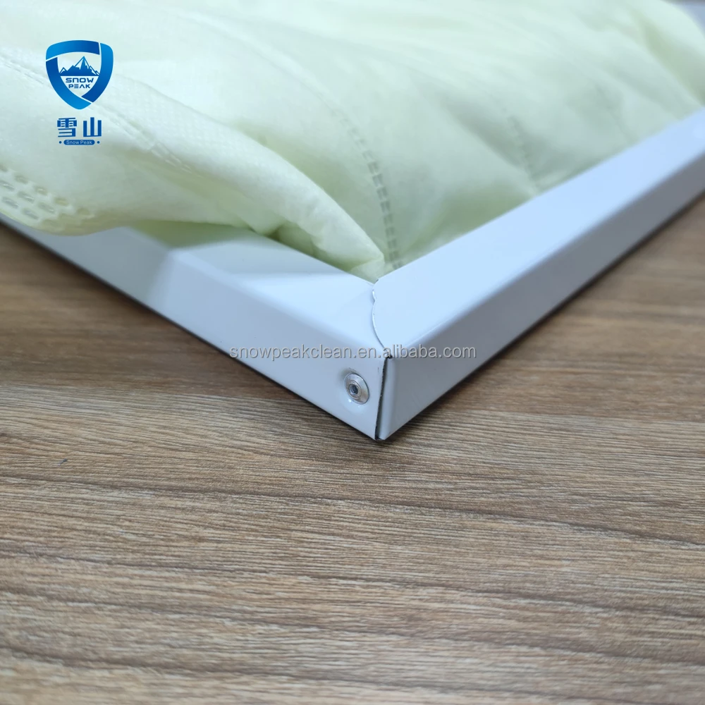 Acid And Alkali Resistant Salt Spray Frame EU8 Synthetic Bag Filter Pocket Air Filter