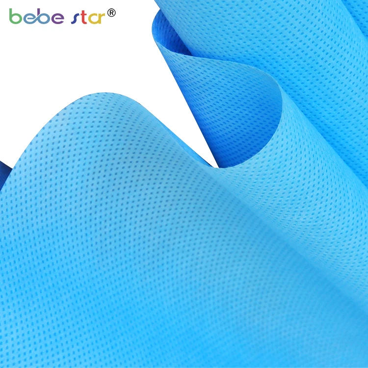 Biodegradable Polyethylene PP Spun bond Advance TNT Cloth Rolls Raw Material Nonwoven Fabric