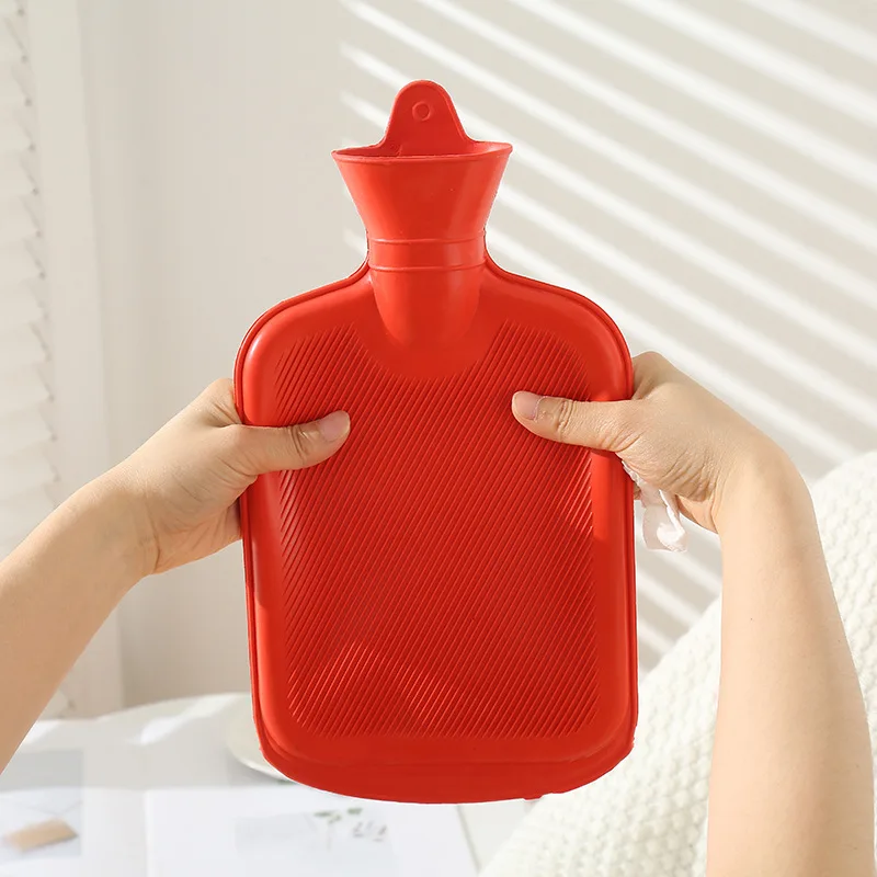 Factory Wholesale Reusable Hot Water Bottles Hand Warmer Hot Water Bottles rechargeable rubber hot water bottle with cover