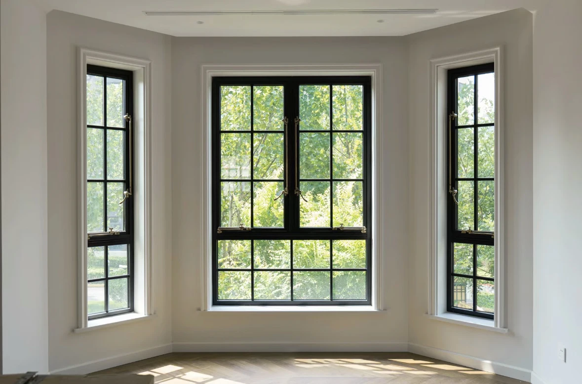 European style german colorful aluminum profile arched fixed window aluminium casement windows french swing windows