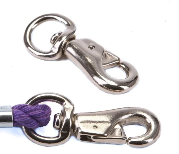 Zinc alloy dicast heavy duty swivel eye  bull snap hooks saddlery hardware accessories