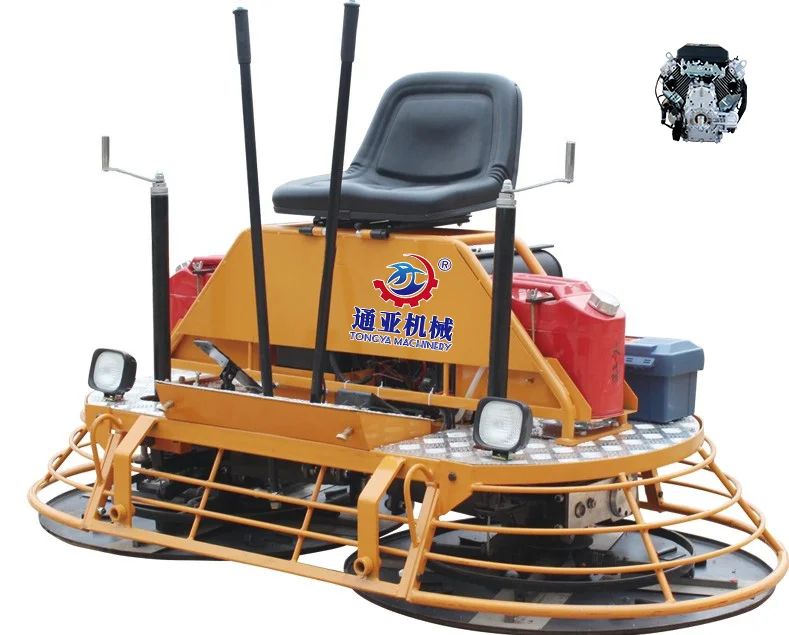TY-DMR1000 New Road Construction Machinery Ride- on Concrete Double Finishing Power Trowel