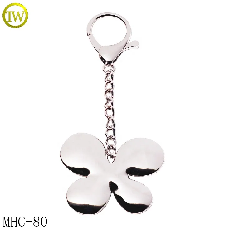 Custom embossed car key hang pendant zinc alloy bags plate round logos keychain accessory brand letter plate with string