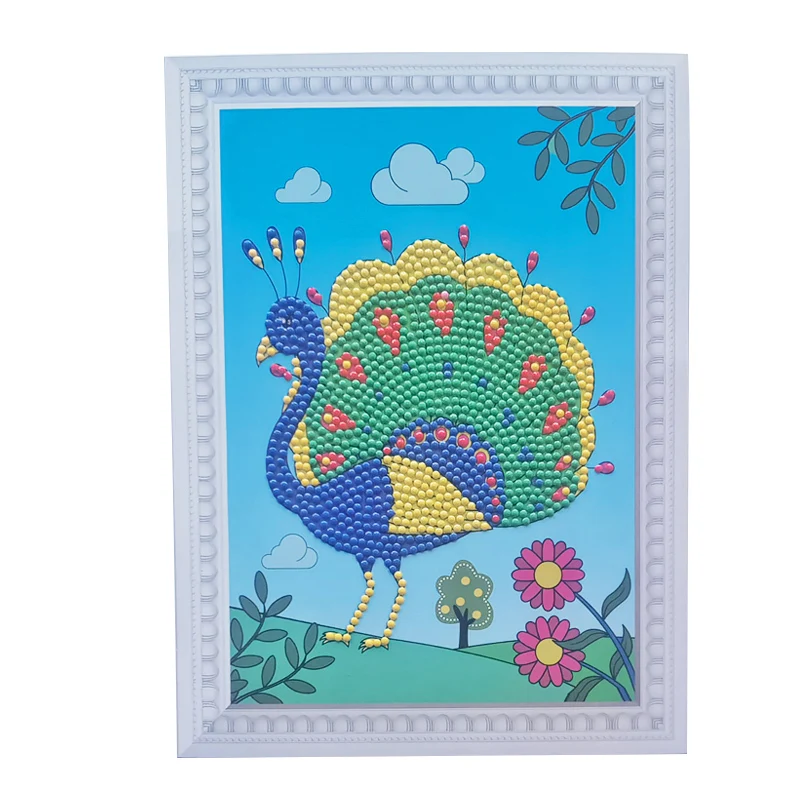 Cute Children Diamond Sticker Toy Self Adhesive Decorative Sticker