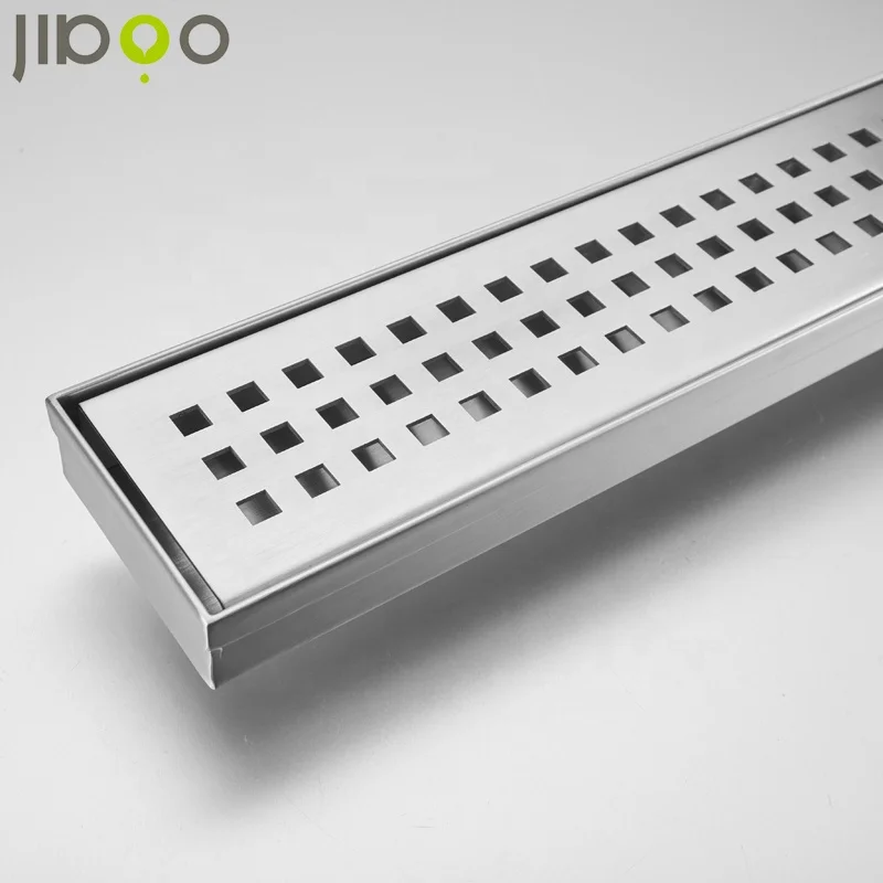 Jiboo линейный матовый Вертикальный Дренаж душевой слив сводом и напольным трапом ванная комната фильтр душевая сливная система канала