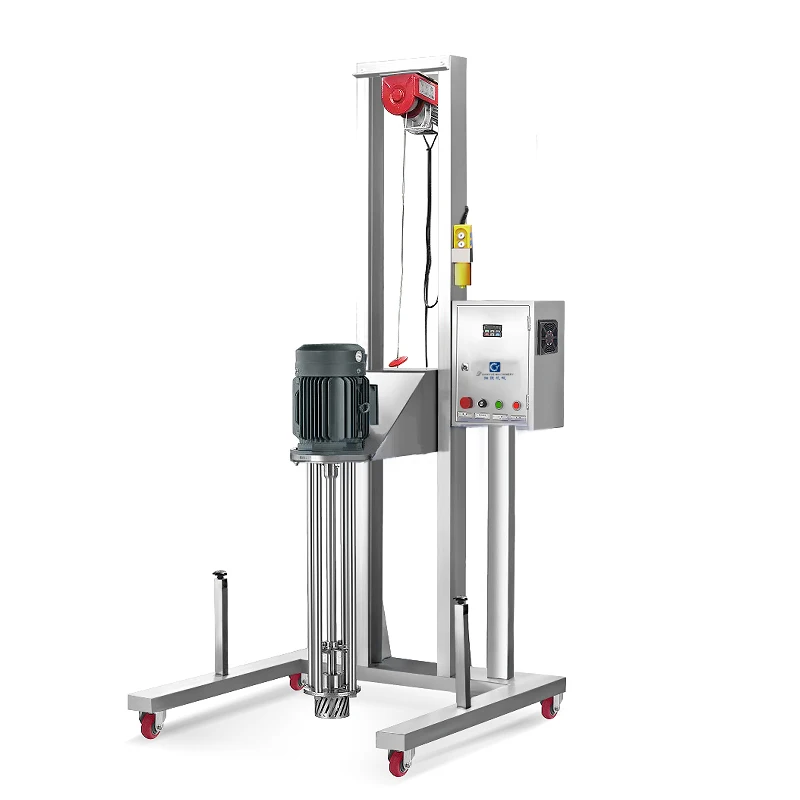 Cream Cosmetic Shampoo High Speed Electric Liquid Mixer Agitator Detergent Making Machine Silverson High Shear Mixer