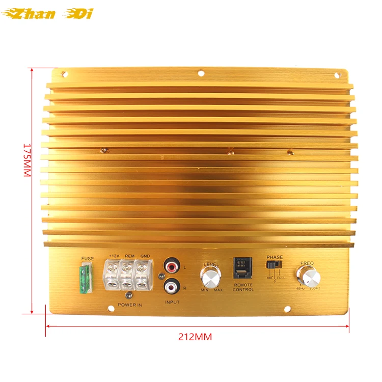 Manufacturers Low MOQ High quality class AB 1Channel Car Amplifiers 150w