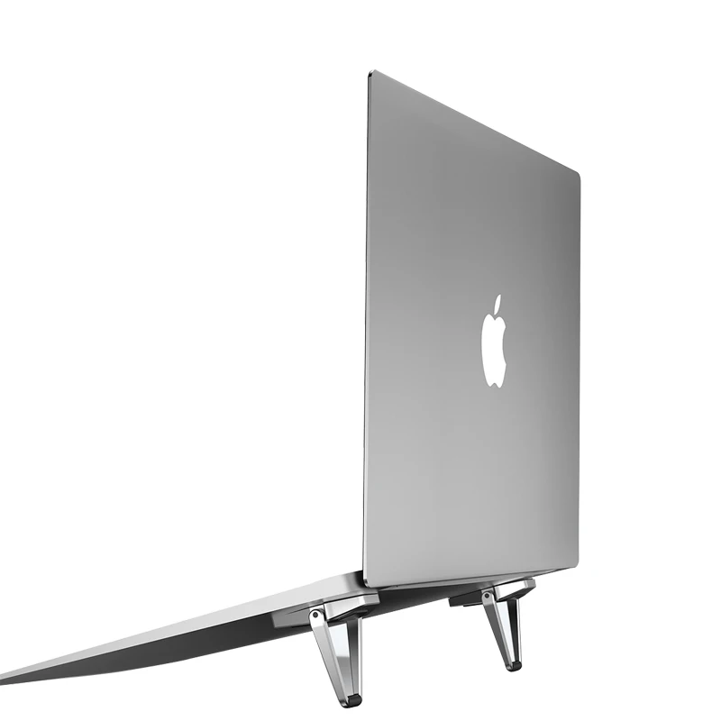 
Oem Zinc Alloy Foldable Portable Height Increase Frame Heat Dissipation Adjustable Laptop Bracket Stand Mount 