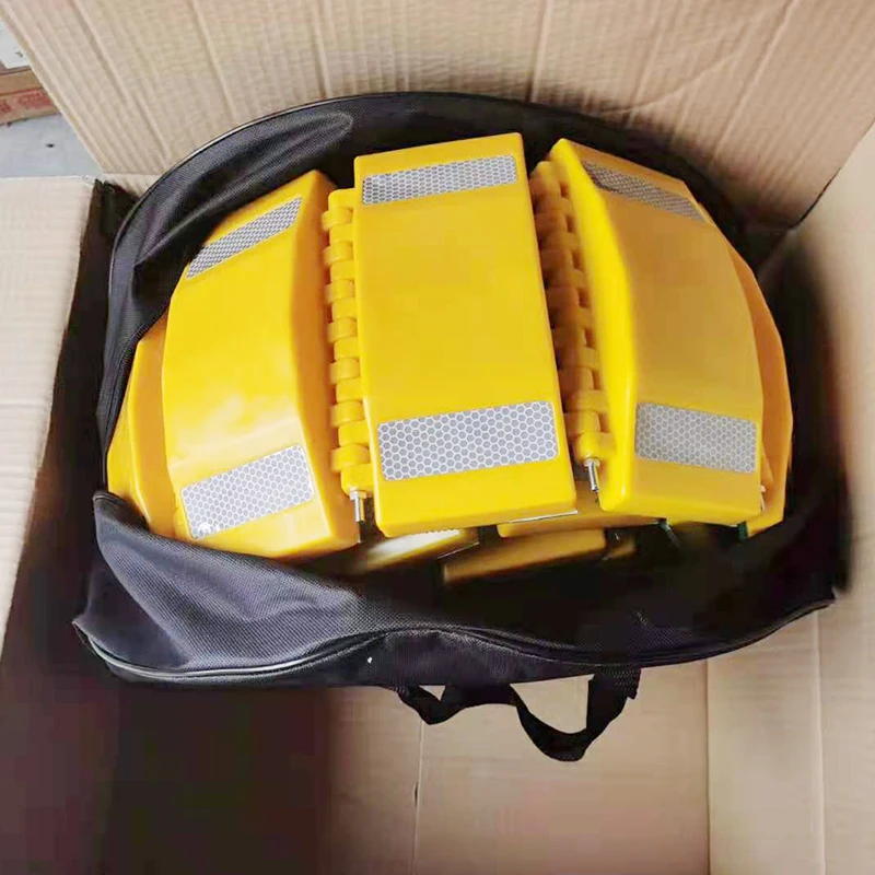 high quality removable speed bumps 13.4kg diameter 42mm temporary bolt slow down hump