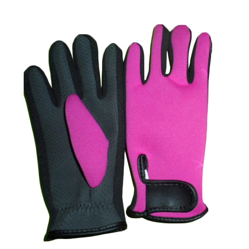 heat tech swim training webbed siliconecold water 3mm neoprene diving swimming gloves for Adult