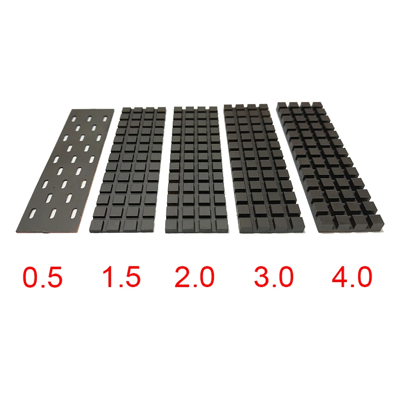 Pure Copper Graphene Heatsink M.2 NGFF 2280 PCI-E NVME SSD Thermal Pad Cooler Radiator 70x20x0.5/1.5/2.0/3.0/4.0mm