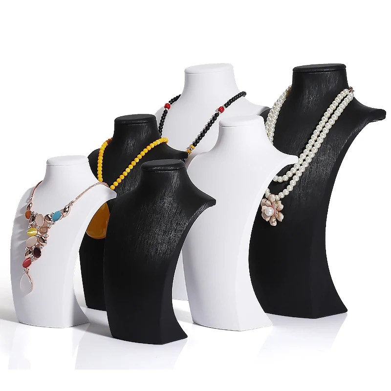 DIGU оптовая продажа модных кожаных ювелирных изделий Ожерелье Стенд Манекен бюст