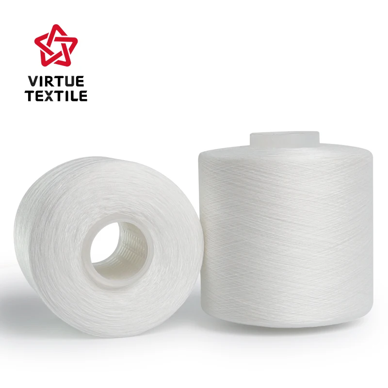 16s/2 Coat Waxed Thread White Poly Cotton Sewing Thread