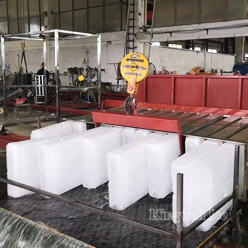 10Ton ice machine for fresh seafood salt water ice block machine