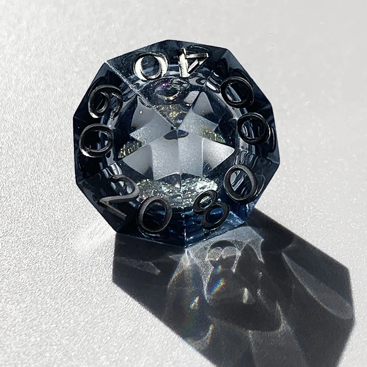 Special New Style Sharp Edge Liquid Core Heart Dice Set Dnd Role Playing Bar Party Board Game Dungeons And Dragons Game Dice