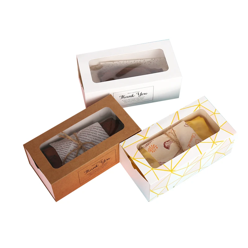 
 Сделанная на заказ коробка для выпечки из крафт-бумаги  