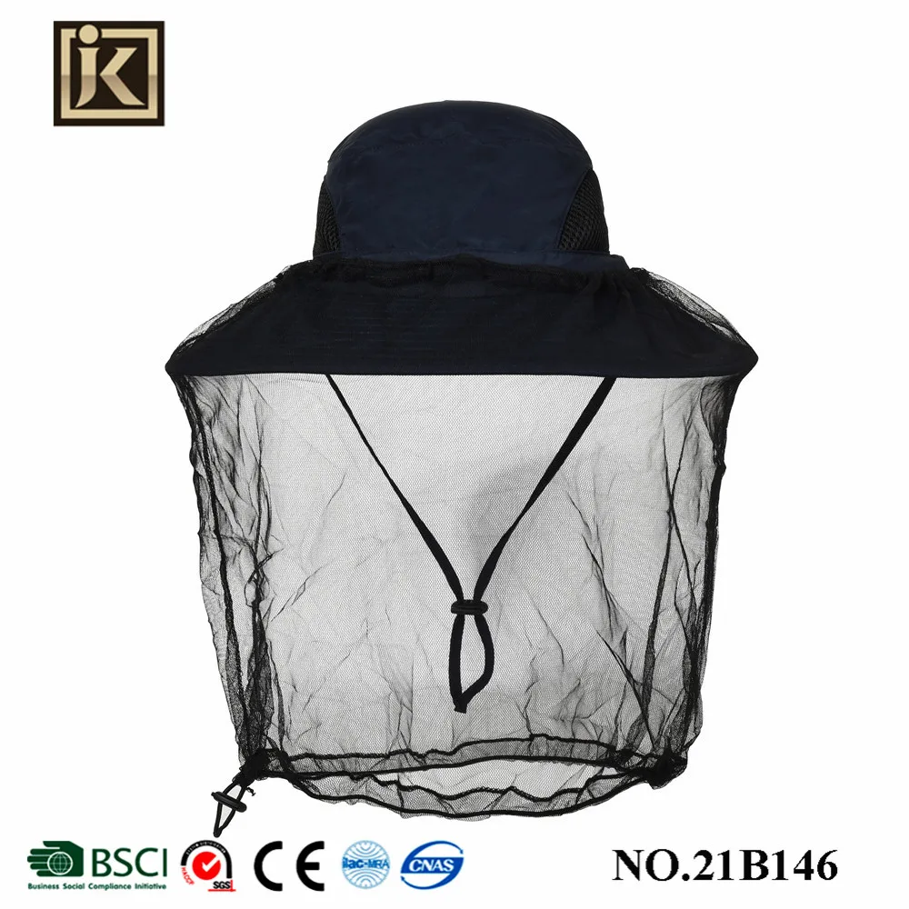  Beekeeping Hat Cowboy Anti Mosquito Bee Insect Veil Net Full Face Neck Wrap