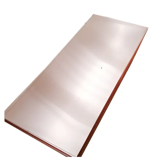 High Quality Copper Sheet Brass High Purity 99.99% Cathode Copper 10 Ton Is Alloy 220-400 Cn Copper Plate