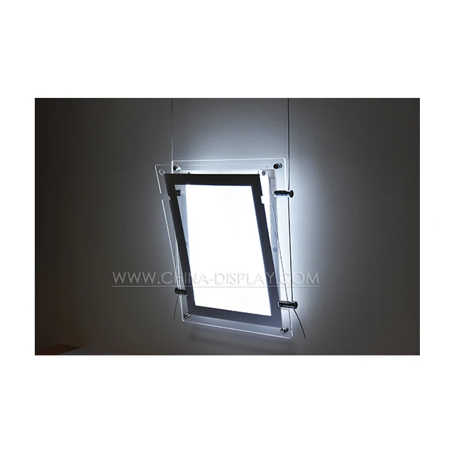Commercial LED Crystal Light Box Acrylic LED Display Screen for Theaters  Advertising Light Boxes