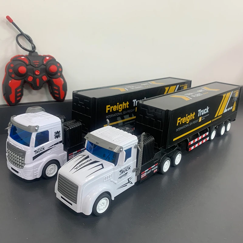 Remote Control Car Transporter Truck R/c Carrier Van Transport Car RC Construction Vehicles Toy for Boys Construction Vehicles