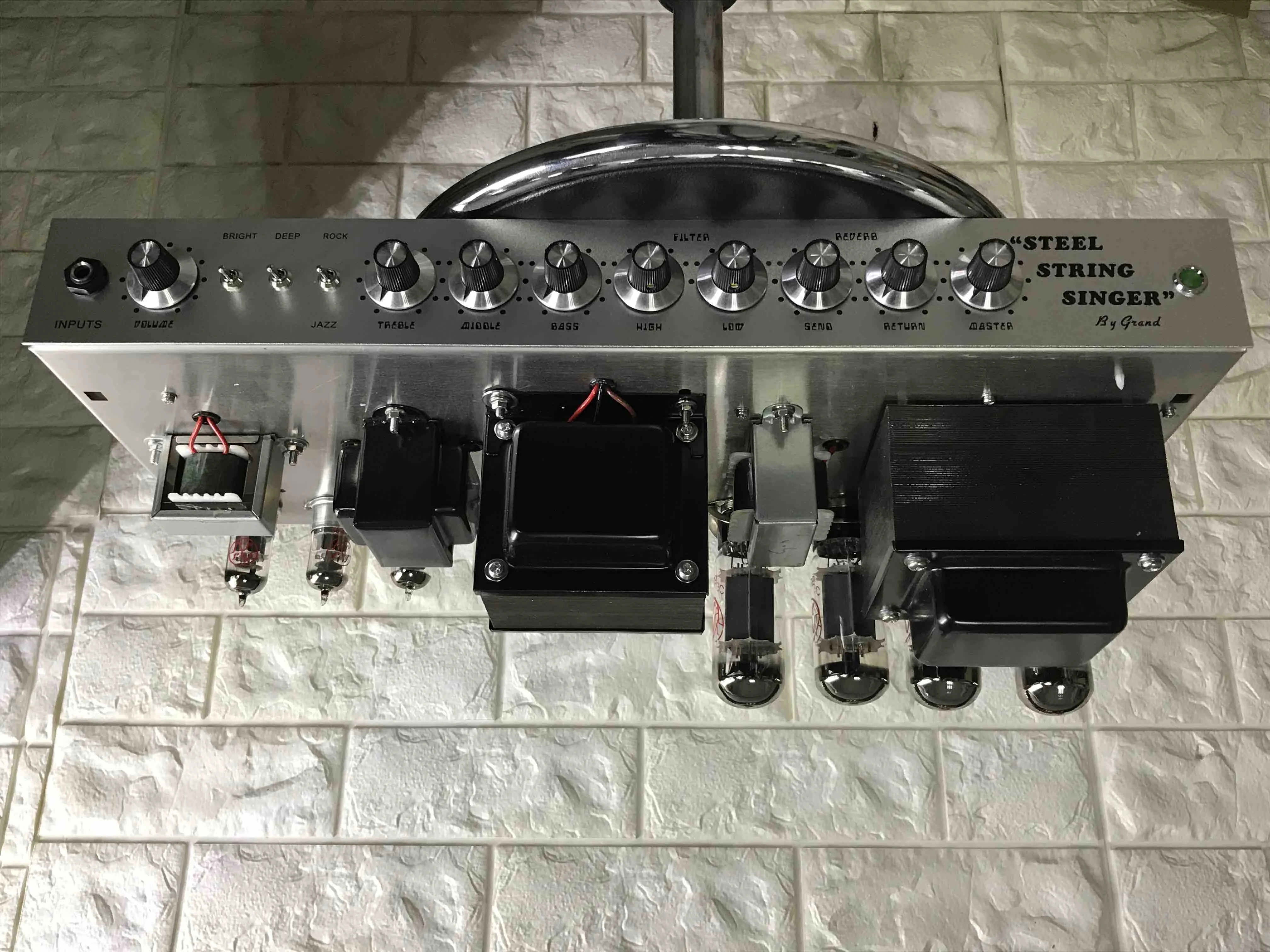 Профессиональный трубчатый усилитель для гитары 100 Вт Dumble TONE SSS100 стальной струнный клапанов в красном цвете