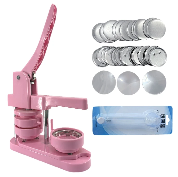 Plastic Round Pin Badge Making Machine Kit  School Badge Making for Making Round Badge