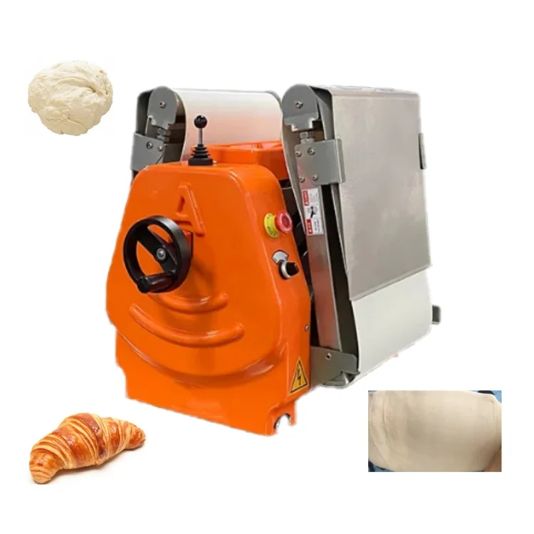 Electric Compact  Countertop Mini Small Roll Tabletop Dough Sheeter Machine  Bench Top Benchtop Potable Dough Pastry Sheeter