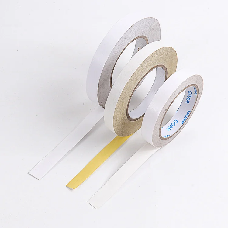 China Manufacturer Adhesive Glue Double Faced Adhesive  white and yellow glue Tape