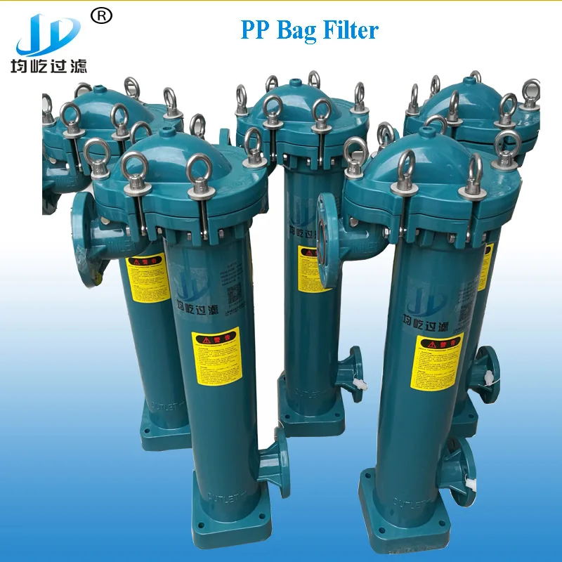 Sea water fine filtration multi cartridge PP plastic filter