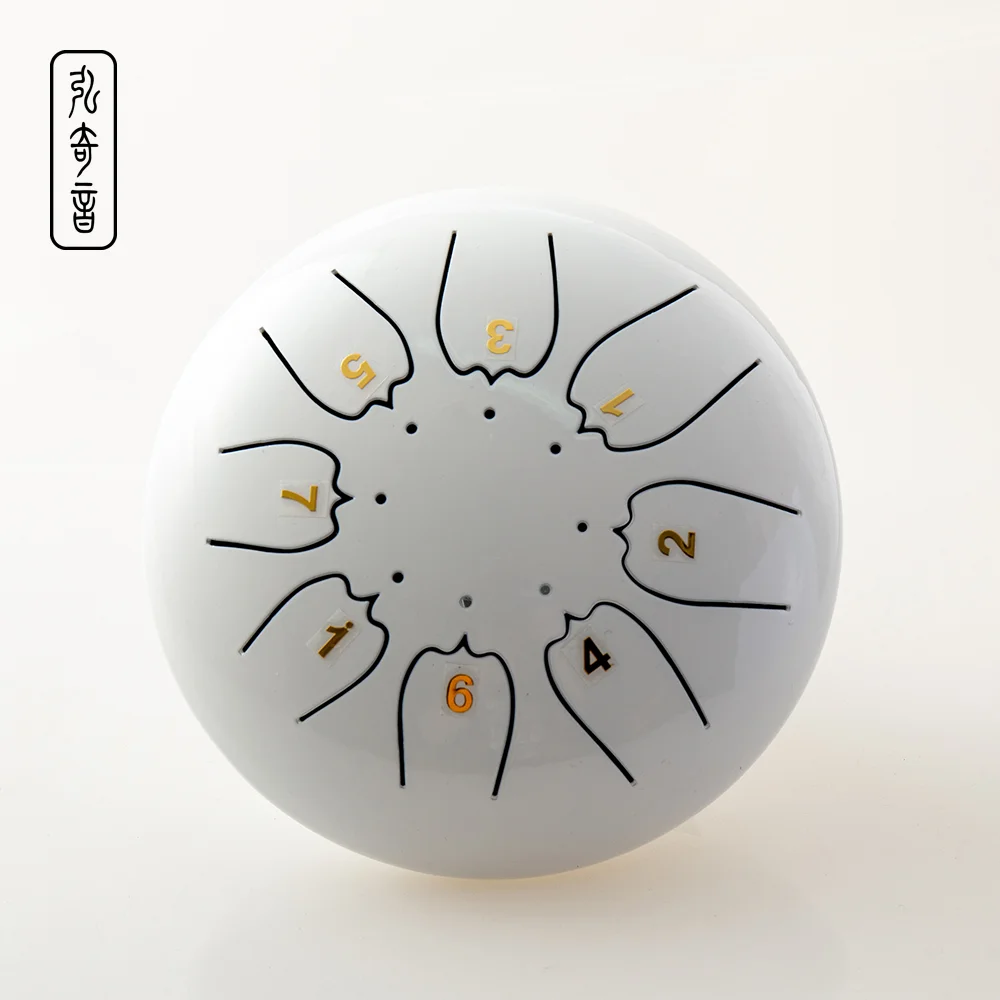 
Best Copper Ethereal Tamburo Handpan Sound Therapy Chakra Steel 8 Note 6 Inch Tongue Drum For Kid Beginner 