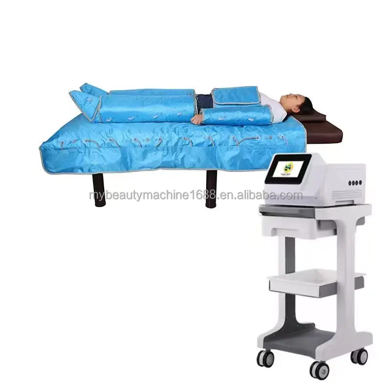 ems 3 in 1 far infrared vertical professional pressotherapy suit body slimming massage lymphatic drainage pressotherapie machine