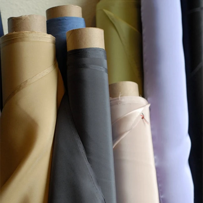 Solid Color 100% Natural Pure Silk Fabric OEKO-Tex Certified 16/19/22/25MM Silk Fabric for Pillowcases and Bedding Garment