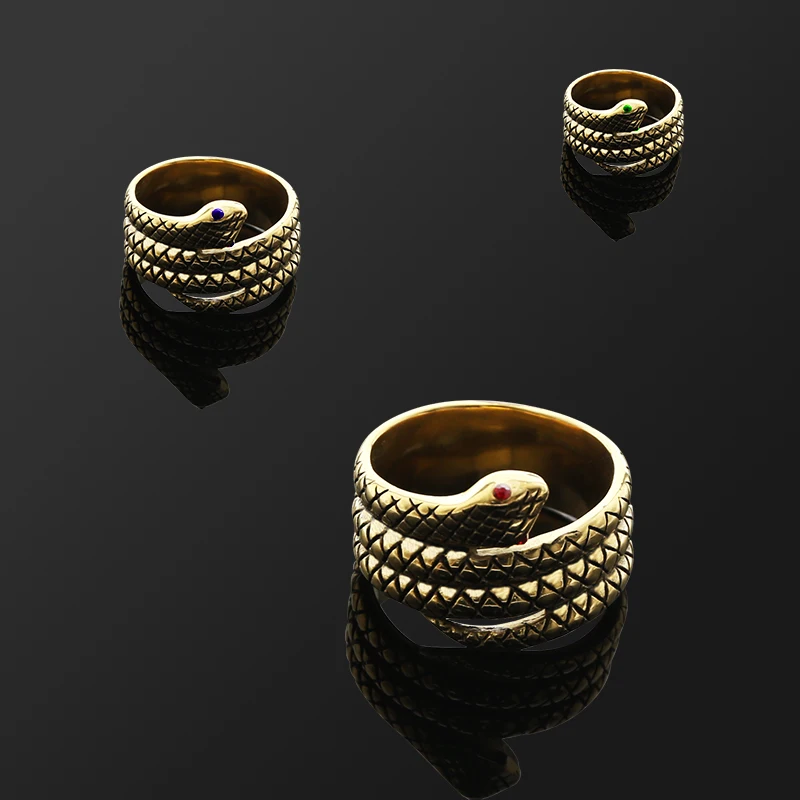 Golden Snake Cock ring COBRA GLANS RING Stainless Steel Male Sex Ring Stop Premature Ejaculation Erection