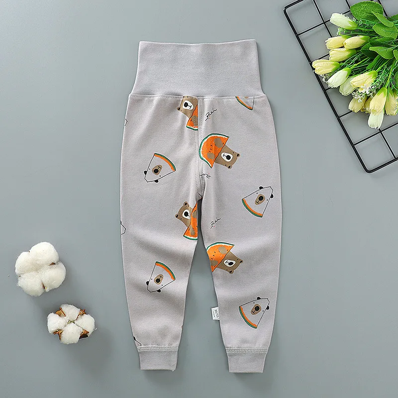 
high waist pants for infants and young children can open 0-5 years old baby 