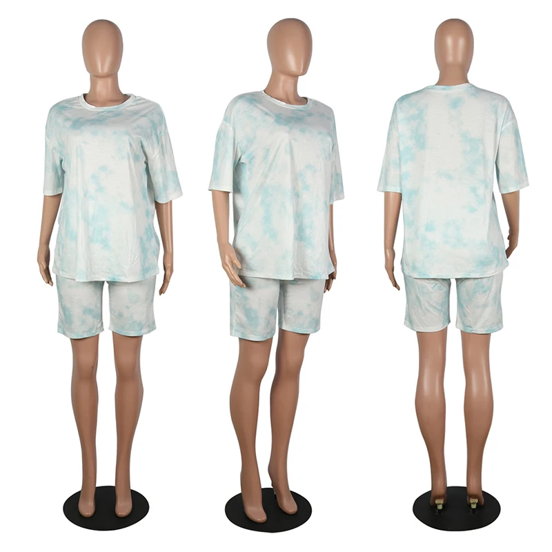 2021 Summer two-piece suit clothes new women leisure sports summer clothes ladies shorts