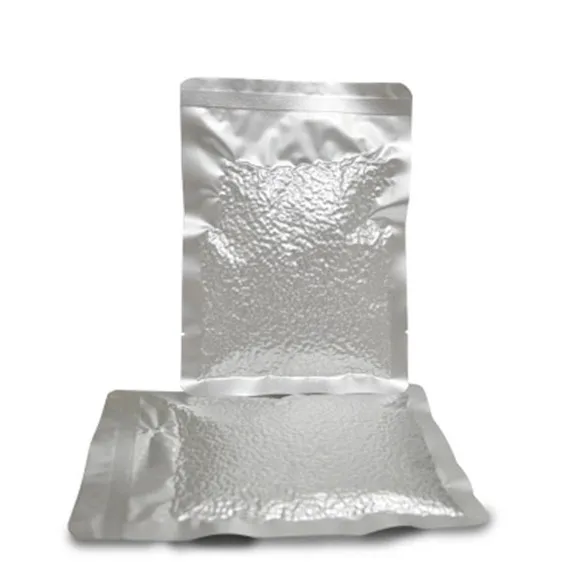 Custom Round Edge Food Packaging Aluminium Foil Bag Three Side Heat Seal Sachet