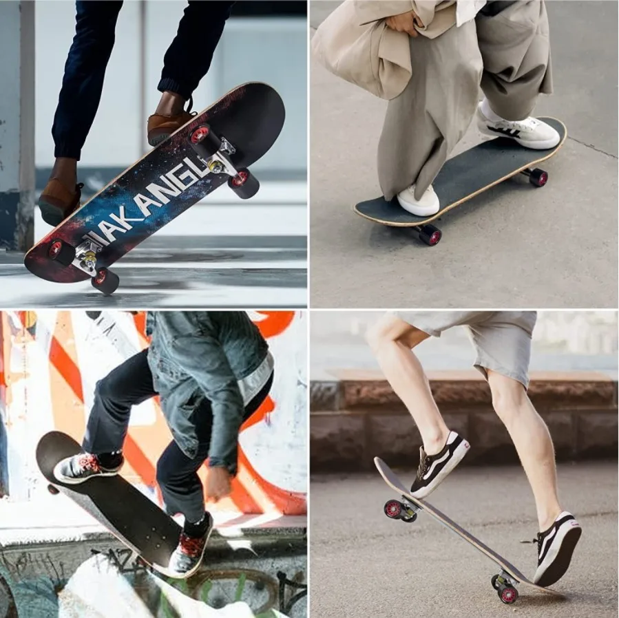 Nomad skateboards 24inch skate skateboard deck dropshipping board 7 complete maple bracket beginner traqpod skateboard