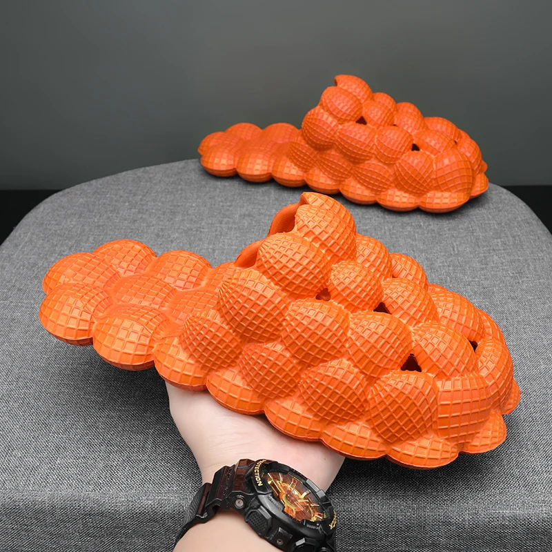 Women Massager Slippers Funny Bubble Slides Unisex Super Soft Men Breathable Beach Bath Shower Bedroom Spa House Sandals