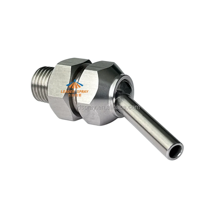 Removable adjustable high pressure CNC machine spray straight line water cooling coolant nozzle