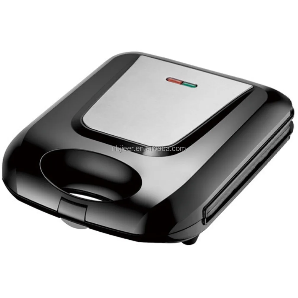 Easy Operation 4 Slice Home Big Fixed Plates Electric Smokeless Non-Stick Press Grill Sandwich Churro Donut Waffle Steak Maker