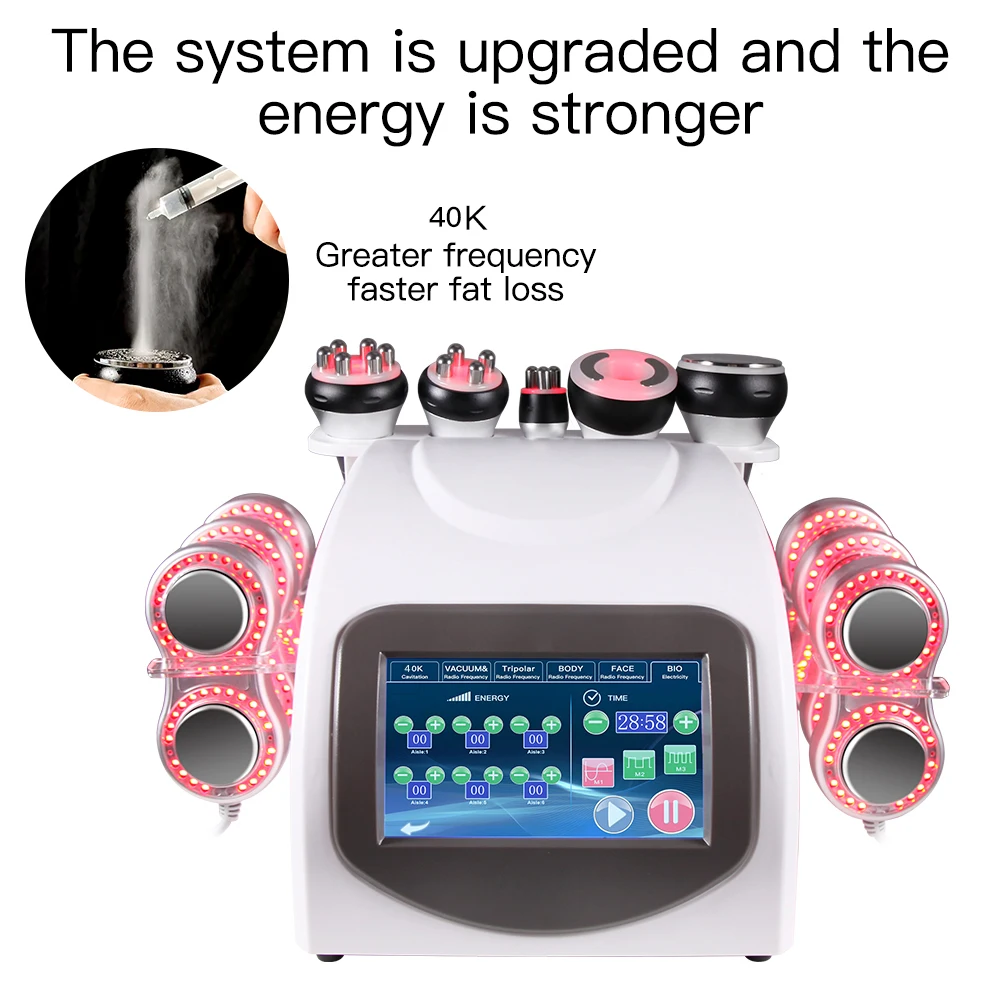 OFAN Lipo laser liposuction portable Kim 8 radiofrequency rf 40k cavitation 6 in 1 lipolaser body slimming machine